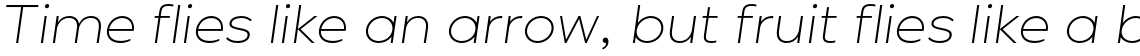 Ondo Extra Light Italic