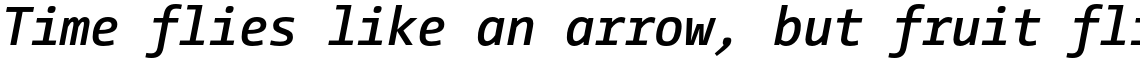 Camingo Mono SemiBold Italic