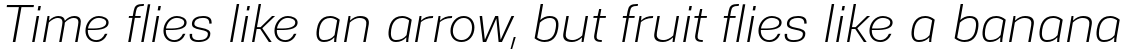 Gerlach Sans 301 (Light Italic)