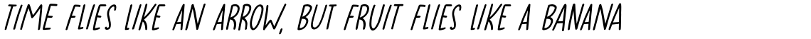 Headlight Blue Italic