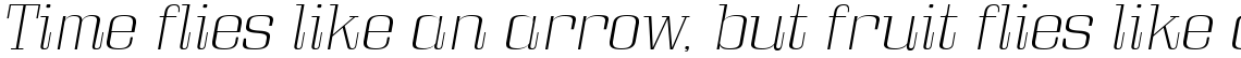 Bullpen Extra Light Italic 