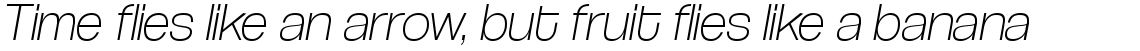 Coolvetica Extra Light Italic 