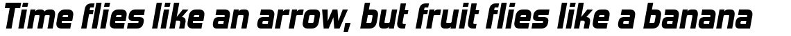 Forgotten Futurist Heavy Italic (Personal License)