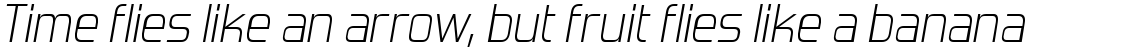 Forgotten Futurist Light Italic (Commercial License)