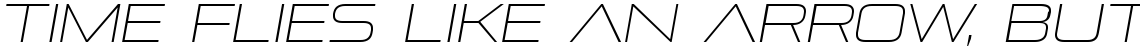 Pirulen Extra Light Italic (Commercial License)