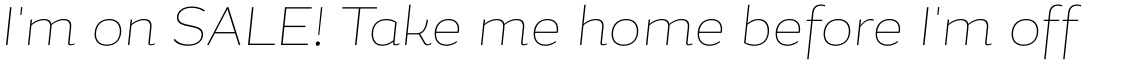 Magallanes Ultra Light Italic
