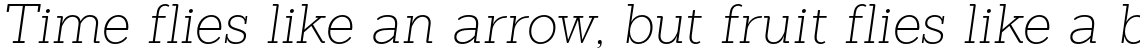 Sanchez Extra Light Italic