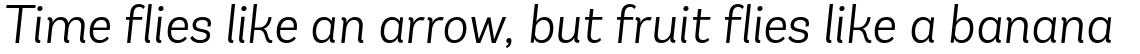 Andes Light Italic