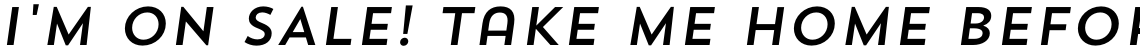Trend Sans One Italic