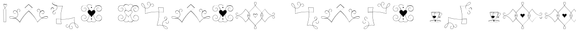 Love Story Dingbats