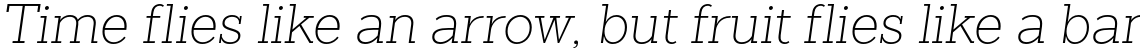 Sanchez Slab Extra Light Italic