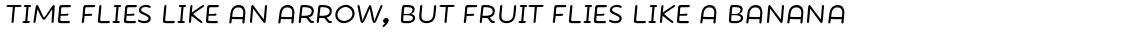 Showcase Sans Mini Italic