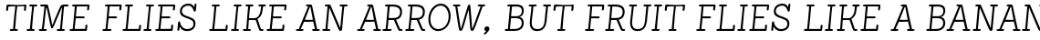 Showcase Slab Italic