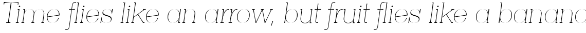 Clasica Slab Thin Italic