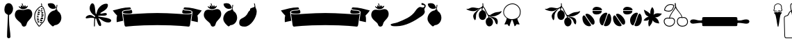 Sabores Script Dingbats