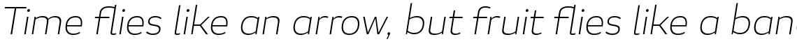 Blanc Ultra Light Italic