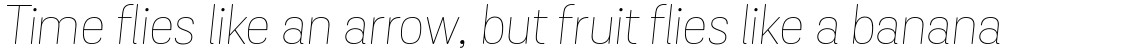 Grota Sans Rounded Alt Thin Italic