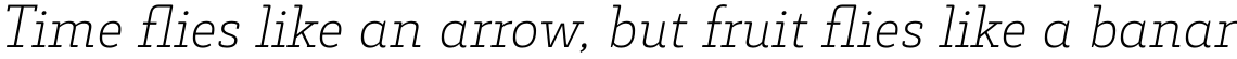 Decour UltraLight Italic