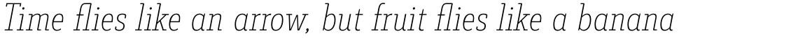 Decour Condensed Thin Italic