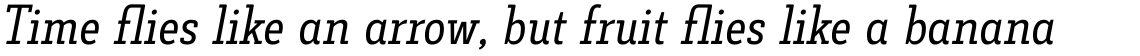 Decour Condensed Regular Italic