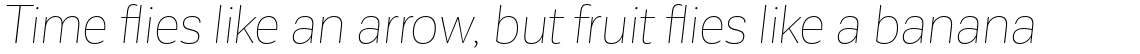 Corporative Sans Hair Italic