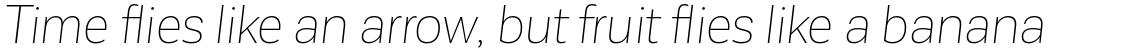 Corporative Sans Thin Italic