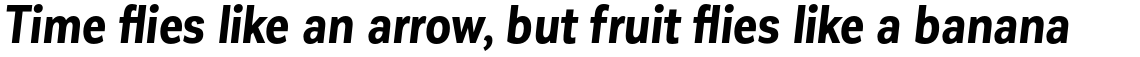 Corporative Sans Condensed Bold Italic