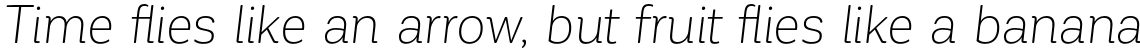 Corporative Soft Light Italic