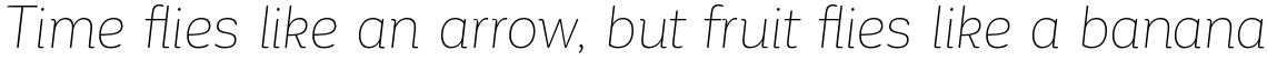 Corporative Soft Alt Thin Italic