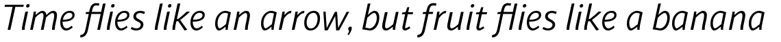 Sana Sans Regular Italic