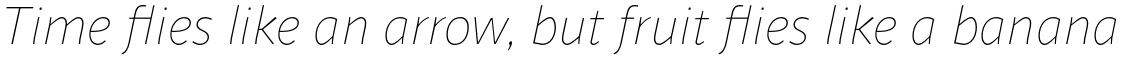 Sana Sans Alt Thin Italic