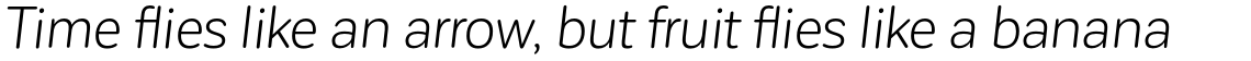 Corporative Sans Rounded Book Italic