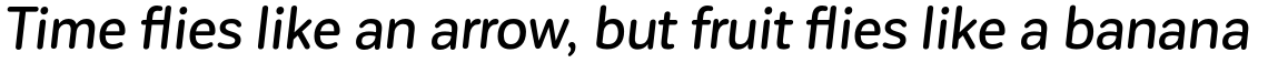 Corporative Sans Rounded Medium Italic