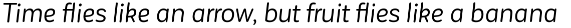 Corporative Sans Rounded Alt Regular italic