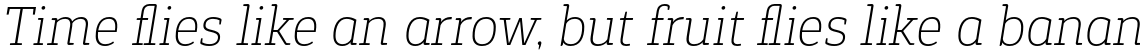 Gaspo Slab Thin Italic
