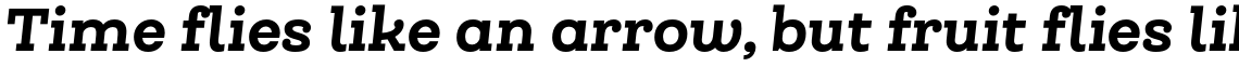 Queulat Black Italic