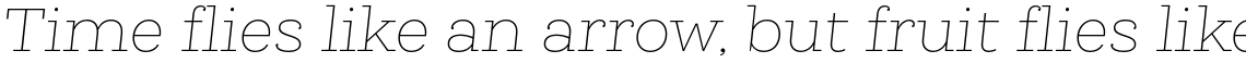 Queulat Alt Thin Italic