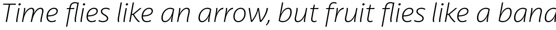 Latina UltraLight Italic