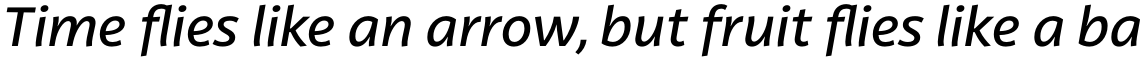 Latina Medium Italic