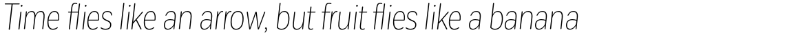 Corporative Sans Rounded Condensed Thin Italic