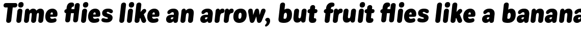 Corporative Sans Rounded Condensed Black Italic