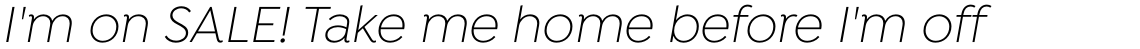 Isidora Light Italic