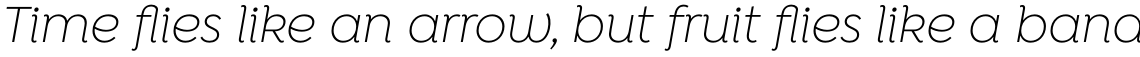 Isidora Alt Light Italic