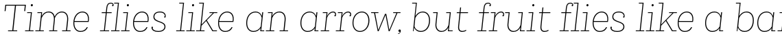 Queulat Condensed Thin Italic