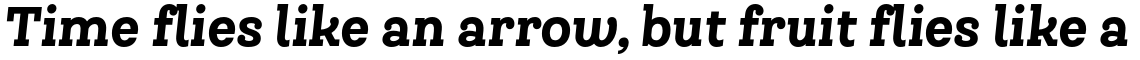 Queulat Condensed Alt Black Italic