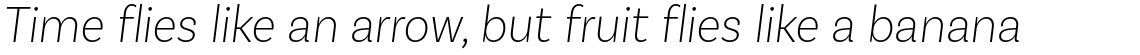 Basic Sans Narrow Alt ExtraLight Italic