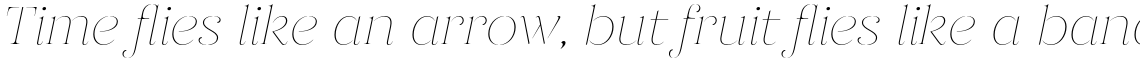 Gabriela Stencil Thin Italic