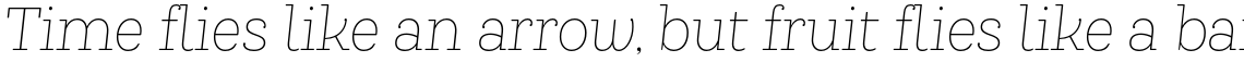 Queulat Soft Condensed Alt Thin Italic