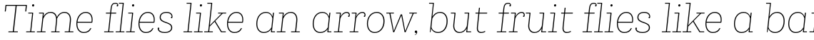 Queulat Soft Condensed Thin Italic
