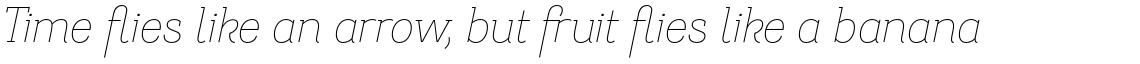 Hogar Slab ExtraLight Italic